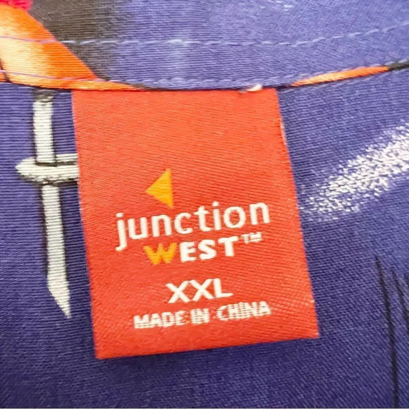 Junction West Men’s XXL Rayon Bowling Shirt Pauli Girl Cigars Whiskey New w Tags - Picture 6 of 7